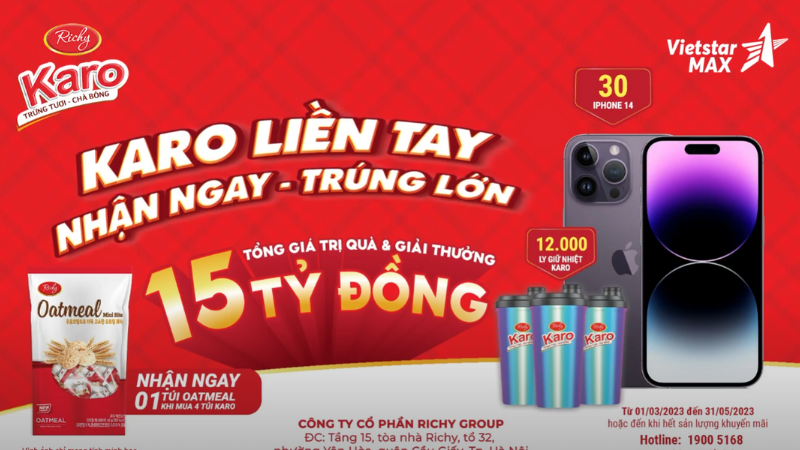 TVC 2D Chương Trình Khuyến Mại Bánh Karo 